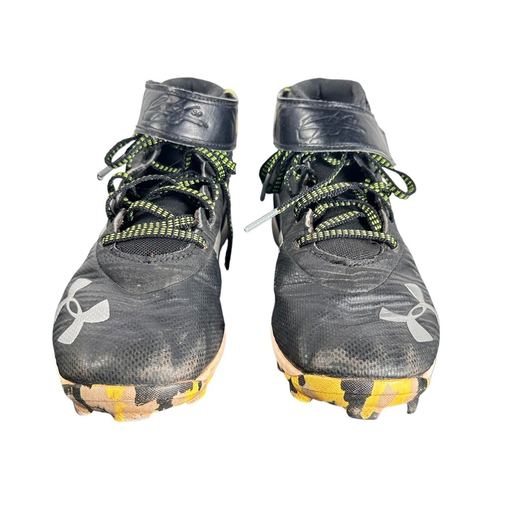 Under Armour Harper 3 RM Kids Baseball Cleats Black Silver 3020600-001 Size 3.5Y - Picture 2 of 8
